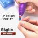 Akylin Carbide Nail Drill Bits - 3/32 Fast Remove for Acrylic/Hard Gels Smooth Round Top for Manicure Pedicure Cuticle Gel Polishing Salon Bits-Left and Right Hand(Fine) Fine-F Type-C - Buy Online on GoSupps.com