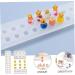 LALAFINA 3 Pcs Pendant Silicone Mold Silicone Molds Beads Pendant Crystal Epoxy Mold Silicone Die Mould Cover As Shown 23X6.2CM - Buy Online on GoSupps.com