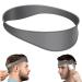 LONGHAO Silicone Haircut Band Cutout Shaving Stencil Curved Silicone Hair Cutting Tape Haircut Band Shaving Stencil for DIY Home Haircuts for Shaving Neckline Trimming