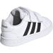 adidas Grand Court Tennis Shoe Toddler 6 Toddler - White/Black/White - Buy Online on GoSupps.com