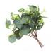 Zerodeko 12pcs Simulated Eucalyptus Leaves Party Decors Real Touch Green Leaf Home Decor Home Plant Decors Vase Floral Arrangement Greenery Decor Faux Plastic Fake Plant Wedding