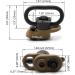 Trirock 1.25 Swivel Loop QD Combo Tan/FDE Sling Mount Base | Keymod Rail Adapter with Snap Clip Hook Hole | International Shipping Available - Buy Online on GoSupps.com