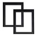 2 Pack Floater Frame for Canvas Painting Assembled 7/8" deep Canvas Floater Frame Floater Frames Canvas Floating Frame Floating Canvas Frame Canvas Frame Kit Canvas Art Frame (11"x14" White) 11"x14" White