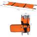 Folding Medical Stretcher Aluminum Alloy Stretcher with Handles First Aid Rescue Stretcher Lightweight Alloy Folding Stretcher and Carry Bag Orange - Buy Online on GoSupps.com