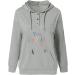 oelaio Fall Womens 2023 Hooded Button Collar Drawstring Hoodies Pullover Yes Im Cold Sweatshirt Women Sweatshirts Gray - Buy Online on GoSupps.com