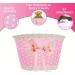 Bikes on Hikes Girls Bicycle Decorations Set - Fun Bike Decor with Beads, Mirror, Water Bottle, Streamers & Basket - Pink Kids Bike Decoration Kit - Buy Online on GoSupps.com