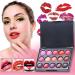 15 Colors Lip Gloss Palette - Professional Makeup Set & Personal Use | Camouflage Lipstick Case - Buy Online on GoSupps.com