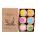 SWOQ Natural & Organic Bath Bombs Gift Set | Pure Handmade Relaxation for Women & Girls - Buy Online on GoSupps.com