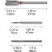 Diesisa 3 Pieces Nail Drill Bits (Fine) - Buy Online on GoSupps.com
