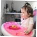 Toyvian Silicone Whale Plate Suction Plate for Babies - Red Silicone Dinner Plate with Suction Bowl - Baby Tableware Compartment Plate - 31.5x23.5cm - Buy Online on GoSupps.com