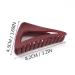 Kavya Multi-Colored Hair Clip for Thin Hair | French Matt Plastic Non-Slip Triangular Design - Medium Size Perfect for Women - Buy Online on GoSupps.com