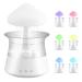 Rain Cloud Humidifier 3 in 1 Raincloud Humidifier/Essential Oil Diffuser/7 Colors Night Light Bedside Cute Raining Drop Sounds for Sleeping Aromatherapy Essential Oil Diffuser for Bedroom (White)
