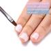 Gootrades Nail Art Clean Up Brushes - 2 Pcs Round&Angled Nail Brushes for Polish Mistakes - Acetone Resistant, Finger Cleaning Brushes - Buy Online on GoSupps.com