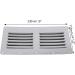 YaeMarine Stainless Steel 2-Pack 4-1/2" x 9" Stamped Louvered Vent Rectangular Boat Marine Yacht Vent Cover Hardware Fitting - Buy Online on GoSupps.com
