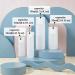 Benecreate 8x50ml Transparent Squeeze Sample Bottles - Refillable Plastic Containers for Makeup Cosmetics Toiletries - Travel Essentials - Buy Online on GoSupps.com
