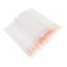 LALADEFIEE 100pcs Disposable Eyeliner Brush Powder Makeup Brush Fine Liner Brush Detail Liner Nylon White