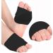 Hallux Valgus Corrector with Gel Pads for Women - Comfortable Black Foot Alignment Support - Buy Online on GoSupps.com