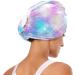 Microfiber Hair Turban with Rainbow Star - Quickly Drying Mermaid Design Perfect for Colored & Thick Hair - 2 Pack 24x61 cm - Buy Online on GoSupps.com