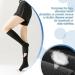 Shop Medical Compression Stockings for Women & Men - Graded Support for Varicose Veins & Edema | Anti-Thrombosis Socks in Black Size L - Buy Online on GoSupps.com