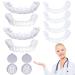 Wrong teeth for plug in 2 pairs of provisional dentures cosmetic veneers teeth at the top and bottom fake braces cover bad teeth for men women