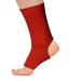 AQF MMA Ankle Support Brace Guard Kick Boxing Sprains Achilles Tendon Pain Relief Elastic Compression Sleeve (Red L) - Buy Online on GoSupps.com