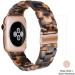 Art Tortoise Shell Resin Apple Watch Band - Compatible with Apple Watch Series 8/7/SE/6/5/4/3/2/1, 38mm/40mm/41mm - Buy Online on GoSupps.com