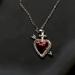 Oralgo Unique Necklace with Oil Droplets & Heart Pendants - Elegant Jewelry for Parties & Meetings - International Shipping - Buy Online on GoSupps.com