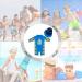 UPF 50+ Baby Boy Swimwear Set with Sun Hat | Infant Toddler Bathing Suit | Sailboat Design | 12-18 Months - Buy Online on GoSupps.com