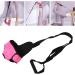 Foot Stretcher for Plantar Fasciitis | Elastic Breathable Pink Hamstring Stretching Strap for Achilles Tendon - International Shipping - Buy Online on GoSupps.com
