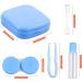Naapesi 6-Piece Colorful Contact Lens Container Set - Portable Storage with Tweezers for Soft/Hard Lenses - Ideal for Home & Travel - Buy Online on GoSupps.com