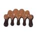 Hoement massage comb wooden comb for hair massage device head wide tooth comb hair tubbare comb wearable comb wide tooth comb for curly hair scalp ridge comb 10.00x5.50cm black