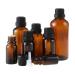 3 Amber Glass Refillable Bottles for Essential Oils - 30 ml Attar Vials with Black Cap | Perfect for Perfume Aromatherapy & DIY Makeup Accessories - Buy Online on GoSupps.com
