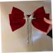 Angoily Tassel Hair Clip Big Bow Crystal Hair Clip French Barrette Hair Jewels for Women Goody Hair Clips for Women Tassel Hair Bow Crystal Bow Hair Clip Headgear Miss Red Bow Tie Velvet - Buy Online on GoSupps.com
