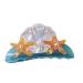 ELICNA Chic and Stylish Ocean-Inspired Acetate Hair Clips with Starfish Seashells and Tropical Motifs - Durable Fashion Accessories for Beachy Vibes - Versatile Nature-inspired Designs - Shark Clip