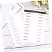 Housoutil 4 Sheets Pairs Adhesive Eyebrow Template Eyebrowsb Simulation Eyebrow 3d Artificial Eyebrow Stickers - Buy Online on GoSupps.com