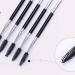 4-Piece Black Double-Head Eyebrow Brush Set | Multi-Functional Spoolie & Comb for Perfect Eyebrow Tinting - International Shipping Available - Buy Online on GoSupps.com