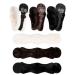 Equinate saddle strap with synthetic lambskin - anatomical short belt abdominal belt dressage burt 50 70 80cm natural brown black (80cm brown) 80 brown