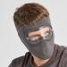 Mishiti Unisex Winter Cycling Windproof Full Face Mask & Removable Transparent Eye Protection Glasses - Anti-Fitting Polar-Fleece Storm Hood | International Shipping Available - Buy Online on GoSupps.com