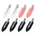 AMMON 8 Pcs Hair Clips No bend Hair Clips Makeup Hair Clips No Crease Hair Clip Creaseless Hair Clips for Salon Styling Flat Hair Clip for Women and Girls (4 Black  2 White  2 Pink) A3 4Black 2White 2Pink