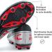 RUNIC Soccer Cleats Firm Ground Black/Red - Size 7.5 Women/6.5 Men - Unisex Soccer Shoes for Kids - Buy Online on GoSupps.com