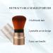 Vtrem 34 Colors Kabuki Foundation Brush Retractable Red Black Travel Makeup Brush Set - Buy Online on GoSupps.com