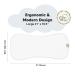 KeaBabies Organic Burp Cloths - Soft White 5 Pack | Baby Essential - Buy Online on GoSupps.com