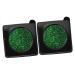 Beavorty 2pcs Glitter Eyeshadow Palette green glitter eyeshadow green eye makeup eye shadow for women flash