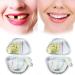 Fausses Dentaire Fausses Dents Les Placages S'enclenchent Dentier Amovible Haut Et en Bas pour Hommes Femmes Placages De Dents pour Dents Manquantes 2 Pairs