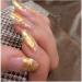 12Grid Gold Glitter Flakes DIY Nail Art Decorations Nail Gold Foil Irregular Aluminum Sequins Ultra-thin(CB03) - Buy Online on GoSupps.com