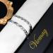 Vicmag 2 PCs Magnetic Hard Band Bracelet for Women - Ultralight Titanium Gift with Distant Tool (Silver Fishtail & Love) - Buy Online on GoSupps.com