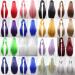 Chiguo 80cm Long Synthetic Wig for Women - Black Blonde Brown Red and White - Perfect for Cosplay Halloween & Carnivals | Includes Free Wig Cap & Hair Clip - Buy Online on GoSupps.com