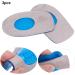 Optimize Your Comfort with 3Pair Insert Heel Pads - Soft Silicone Antalgic Insoles for Women | All-Day Shock Absorption & Cushioning for Heel Discomfort Relief - Buy Online on GoSupps.com