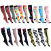 Angoter Compression Stockings for Men & Women - Long Sports Socks for Walking Cycling & Pregnancy | Size L-XL Style 17 - Buy Online on GoSupps.com