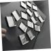 Beavorty 56pcs metal pans for eyeshadow empty pans for eyeshadow empty eyeshadow tin pan iron plate medium Silver - Buy Online on GoSupps.com